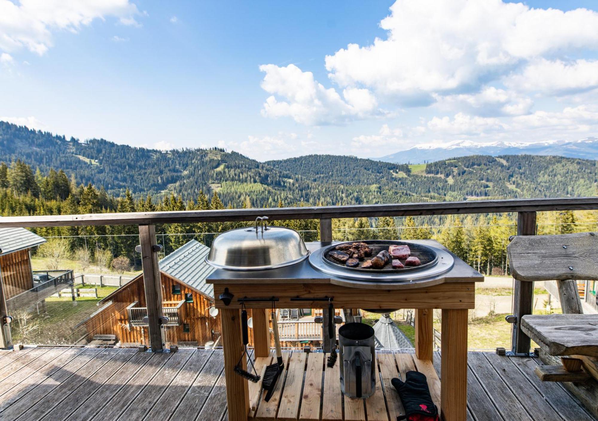 1A Chalet "Wolke" Wandern, Grillen, Wellness Im Traumhaus Wolfsberg Extérieur photo