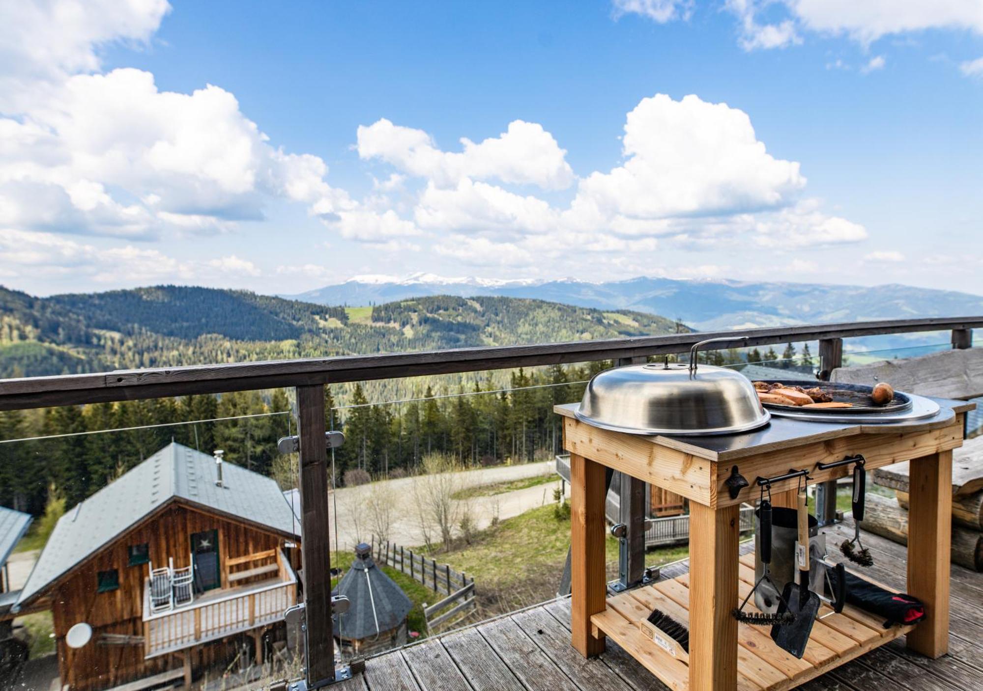 1A Chalet "Wolke" Wandern, Grillen, Wellness Im Traumhaus Wolfsberg Extérieur photo