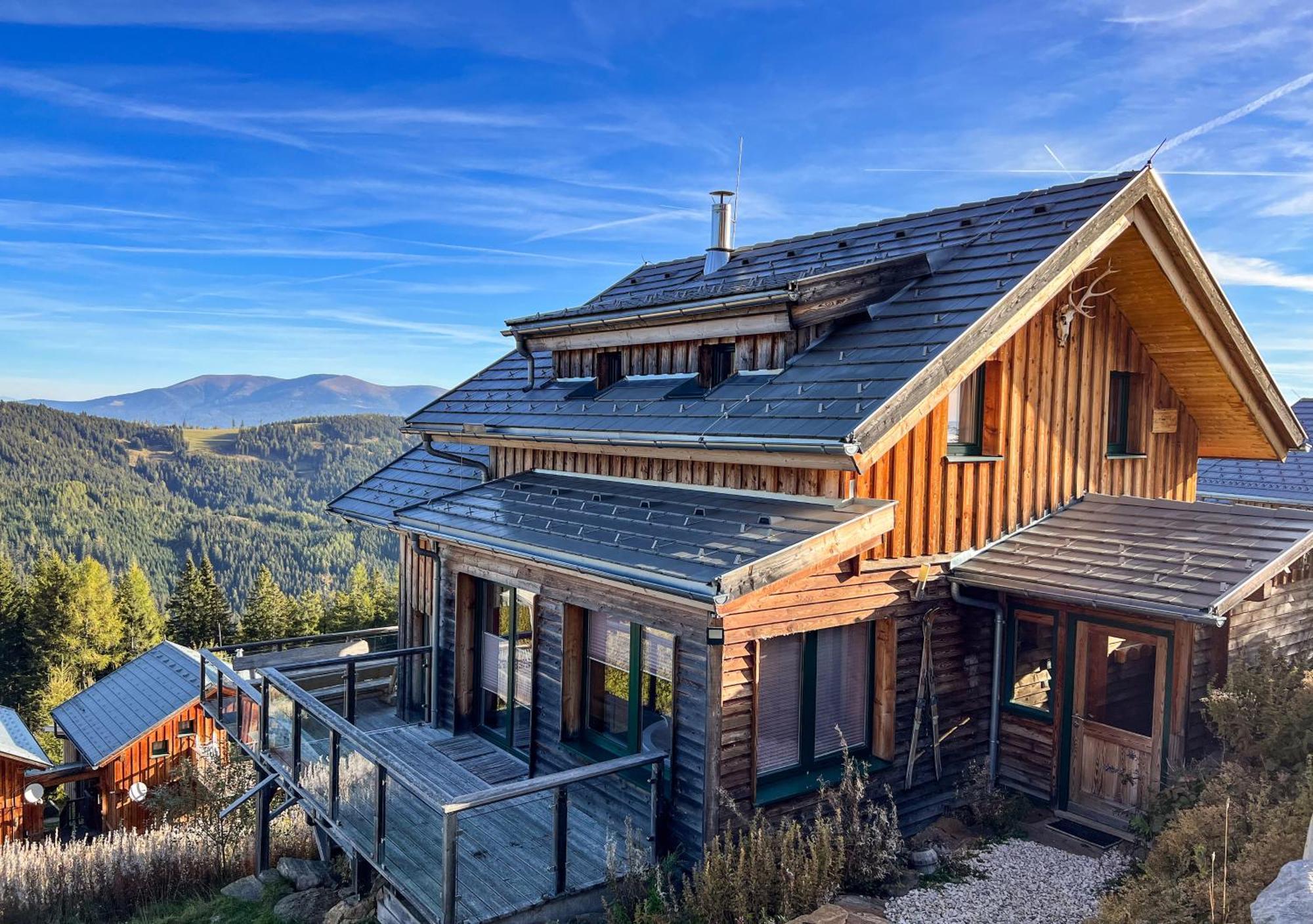 1A Chalet "Wolke" Wandern, Grillen, Wellness Im Traumhaus Wolfsberg Extérieur photo