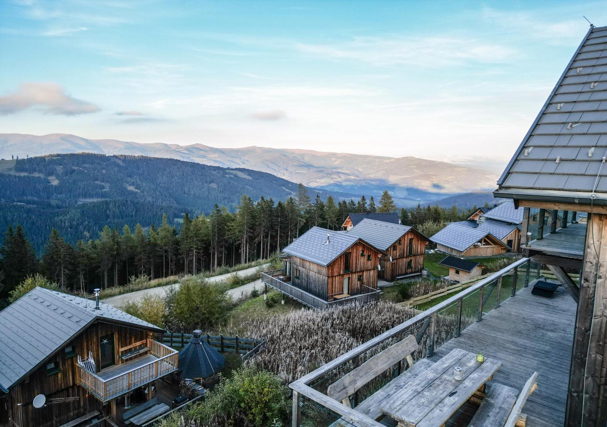 1A Chalet "Wolke" Wandern, Grillen, Wellness Im Traumhaus Wolfsberg Extérieur photo