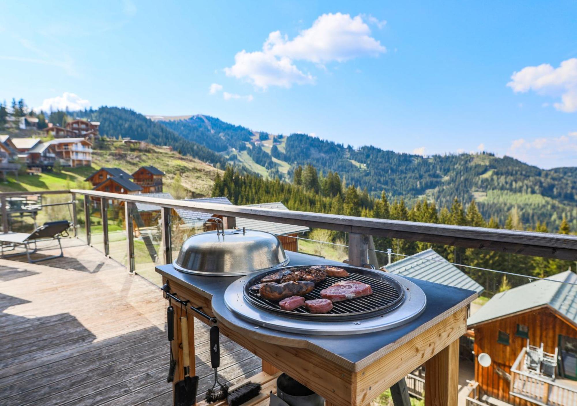 1A Chalet "Wolke" Wandern, Grillen, Wellness Im Traumhaus Wolfsberg Extérieur photo