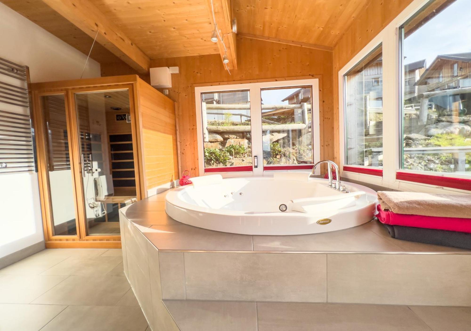 1A Chalet "Wolke" Wandern, Grillen, Wellness Im Traumhaus Wolfsberg Extérieur photo