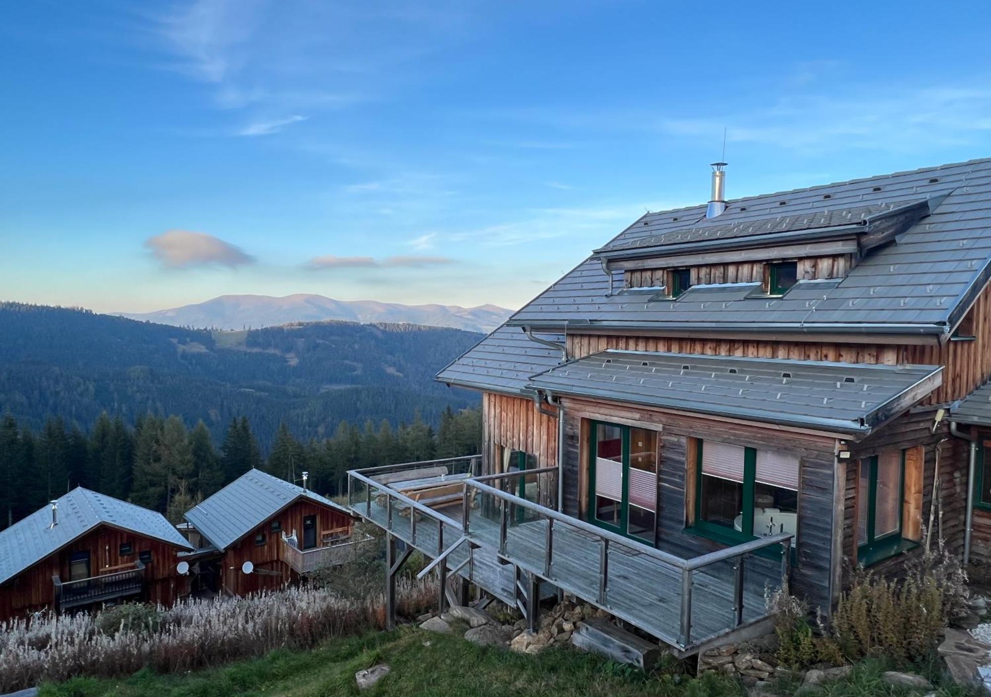 1A Chalet "Wolke" Wandern, Grillen, Wellness Im Traumhaus Wolfsberg Extérieur photo